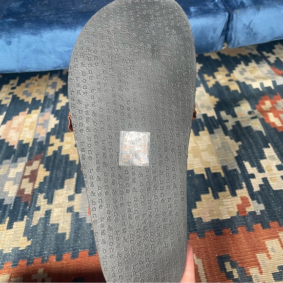 Rag and Bone Bailey Sandal Redwood Leather Strappy Slingback Sandal - Picture 9 of 9